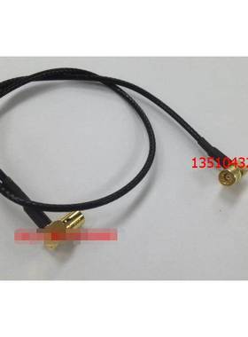 SMB母弯转SMB母弯射频线 RG316黑色高品质信号连接线 50欧姆馈线