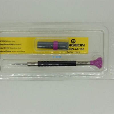 博格工具 BERGEON 6899-AT一字螺丝刀,螺丝批,起子附备用刀头