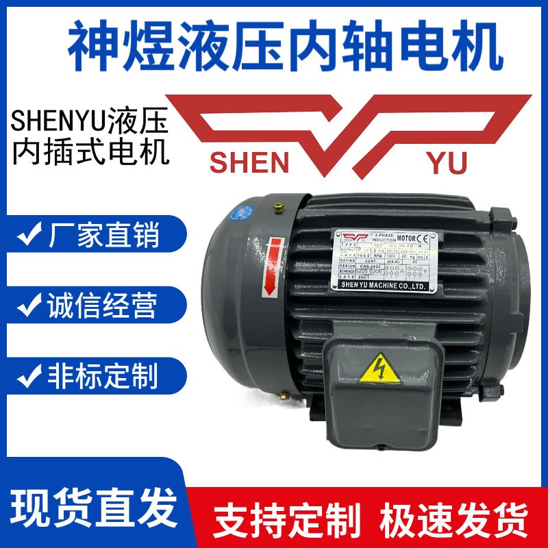 0.75KW神煜DG SHENYU液压电机 2孔VP20油泵专用电机1.5KW2.2KW