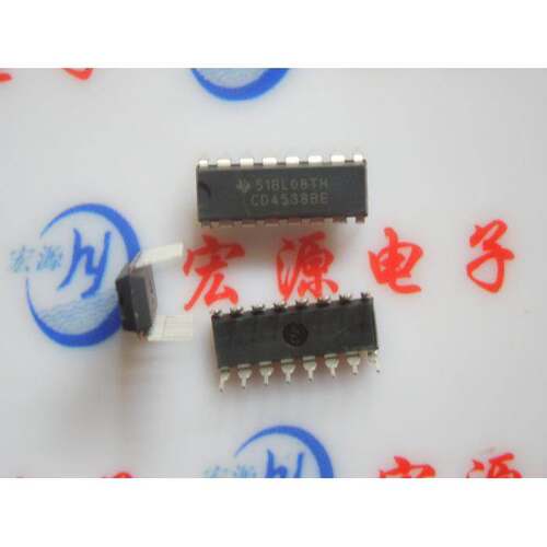 CD4538 逻辑芯片 CD14538BE 集成 HEF4538 DIP16 TI德州