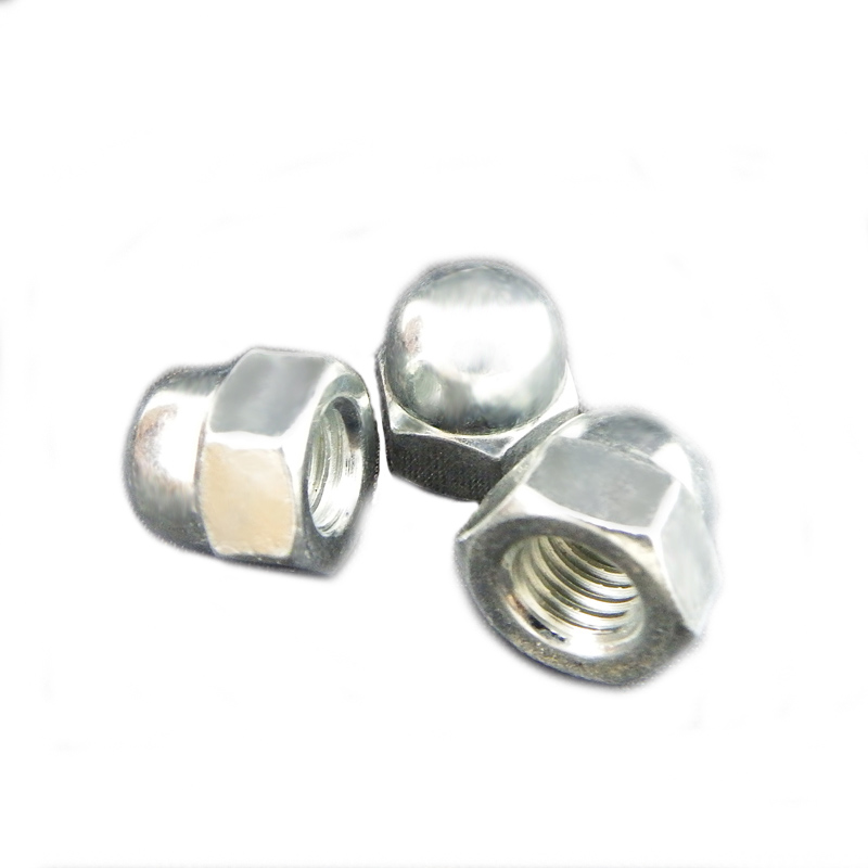 GB802 镀锌连体式盖型螺母 盖形螺帽 M3/4/5/6/8/10/12/14/16/20