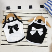 in简约结吊带背心泰迪猫咪狗狗衣服 宠物服装 春夏季 薄款