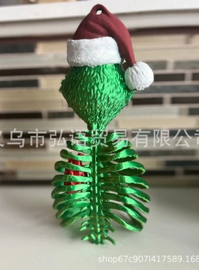 万圣节骷髅 骨架摆件 干尸密室布景道具 鬼屋装饰恐怖 万圣节骷髅