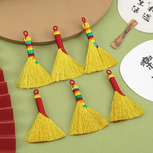 端午小扫把挂件 祈福宝宝床头压惊安睡扫把端午节扫帚挂件