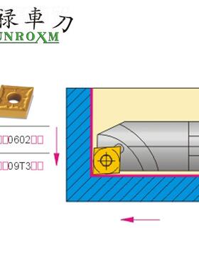 台湾三禄内径合金内抗震刀37649冷杆E8K-SLCR/0L06-CD100