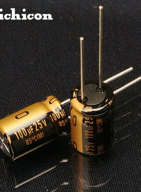 nichicon尼吉康原装音频电容 发烧进口 MUSE KZ 100uF/25v粗引脚