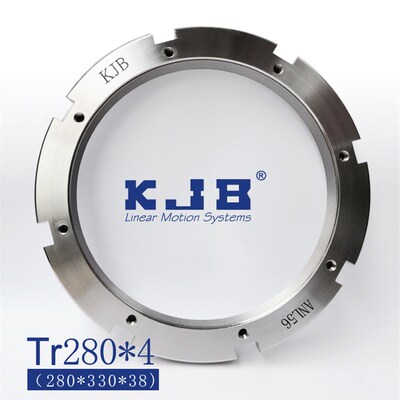 AN56 Tr2804.0HML厂家直销薄小型梯型螺纹八槽带锁紧卡圆螺母