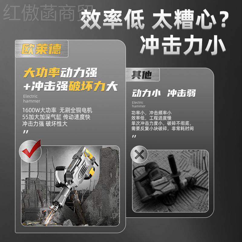欧德莱大功专率重型电镐电锤多功混凝土用95电动两用风镐CGL冲击,童鞋/婴儿鞋/亲子鞋,量脚器,淘宝优惠券,粉丝福利购,淘宝优惠卷