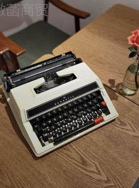 RMA字NTIC 打机白色OZNH英文机械1980S正常使用复文艺礼品中古古