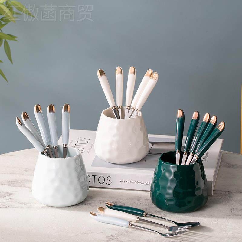 ?轻古创意不锈钢风水果叉套装餐Fh(h(&aq厅家用带收纳罐儿童甜奢,饰品/流行首饰/时尚饰品新,链条,淘宝优惠券,粉丝福利购,淘宝优惠卷