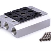 10F 11F 12F 7V200M 亚德客电磁阀底座