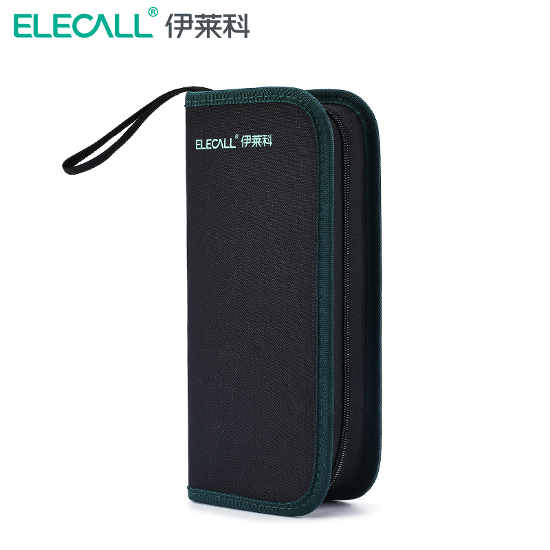 伊莱科万用表钳形表配套专用包工具包电工测温枪表包耐磨电烙铁包
