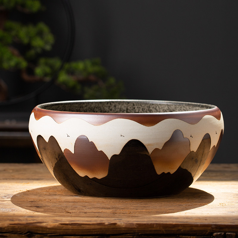 古风陶瓷装饰琴行加湿水缸造景荷花盆碗莲缸景德镇手工鱼缸置物盆,标准件/零部件/工业耗材,输送带/传送带,淘宝优惠券,粉丝福利购,淘宝优惠卷