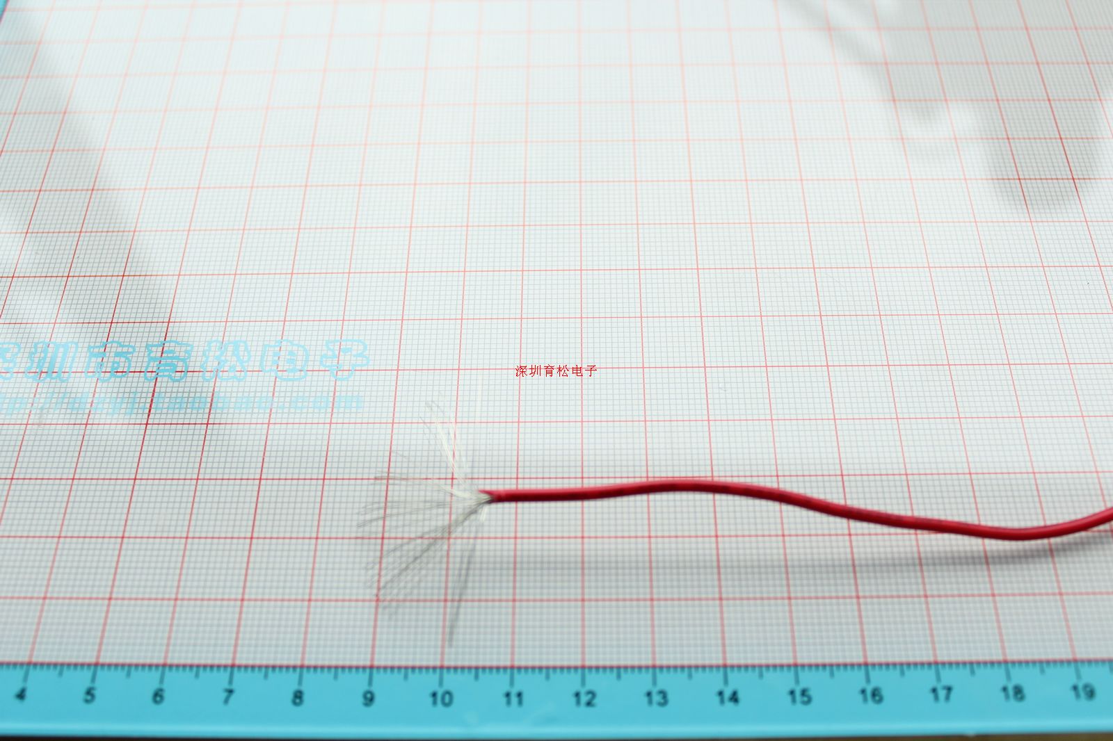 550米红色 1007 18AWG18号18# 80 300V 电线 电子线 线材 导线