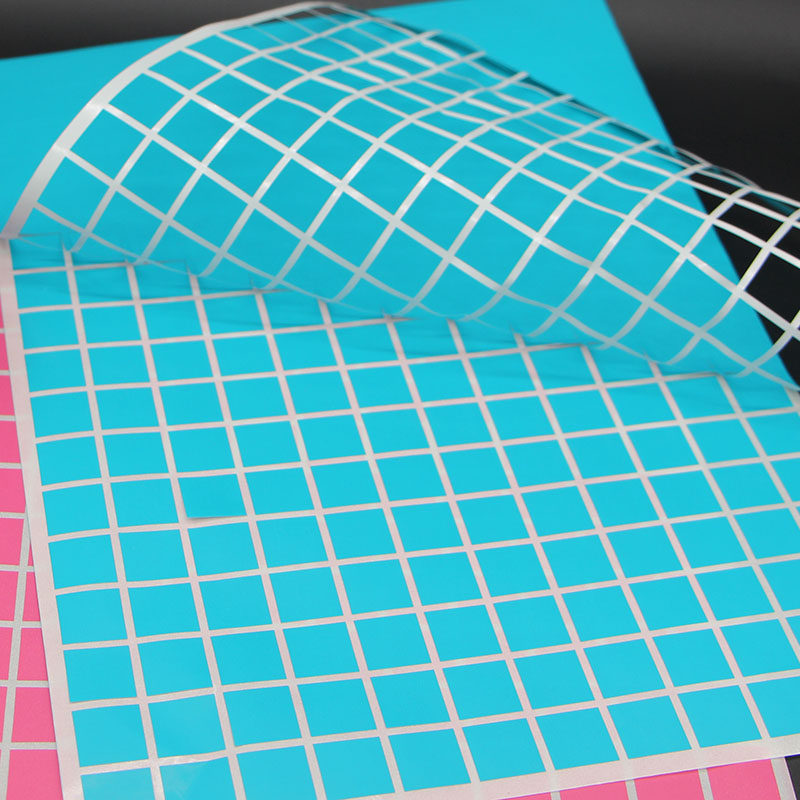 5x5cm正方形切割彩色防水不干胶标签a4打印纸空白大号自粘小贴纸
