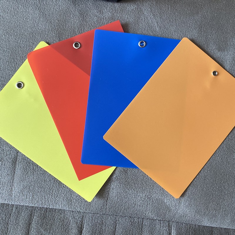 圆角大号11*15塑料彩色挂牌 PVC防水园林标记牌 树木标签透明吊牌