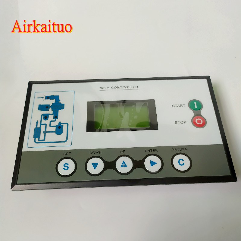 原厂MAM-980A开山螺杆空压机控制器电脑板显示器一体式控制面板
