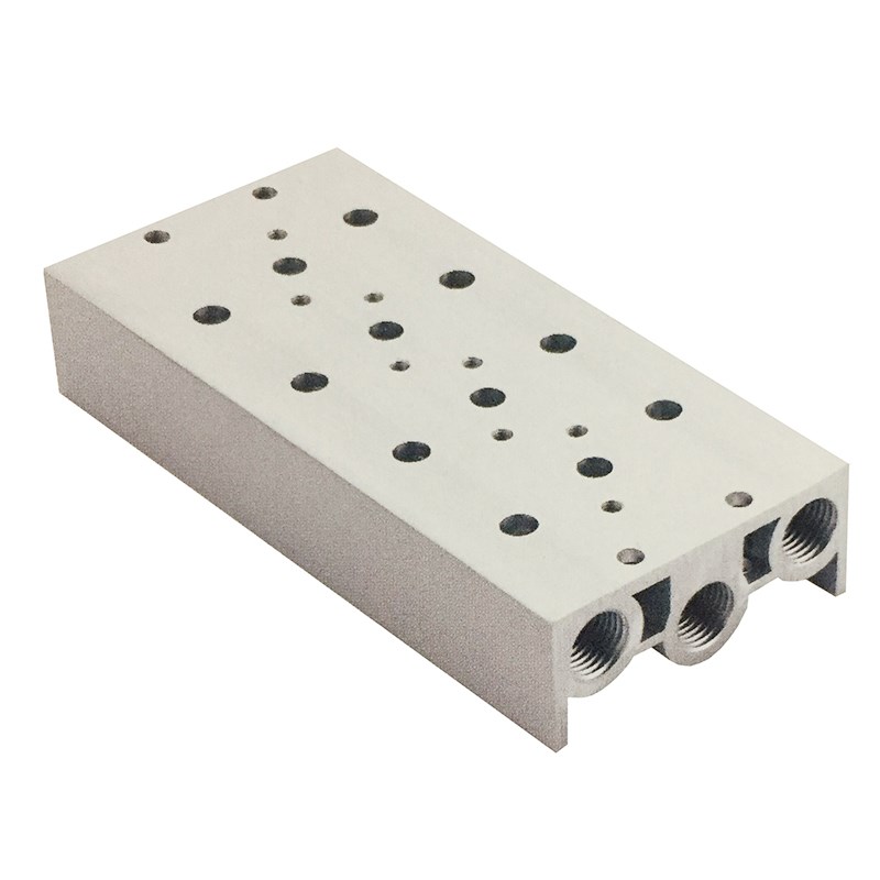 汇流板VF3130/VF3230底座底板VV5F3-2/3/4/5/6/7/8/9/10位