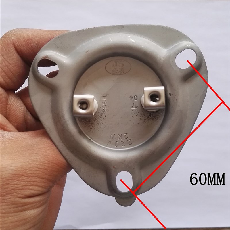 杰孚开水器长寿命 三角法兰电热管加热管220V2KW3KW2.5KW意达加厚