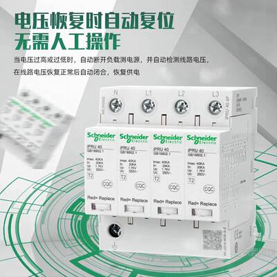 保现货防雷器 iPRU 40ZBCKA 65KA 20KA 4P1IPRU浪涌护器 全新