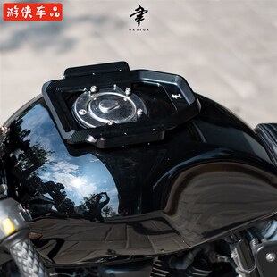 龙嘉V咖250改装件油箱货架置物架后座扶手铝合金CNC