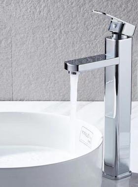 加高方形龙PJN-029头洗手洗脸池上盆洗池家用水龙头冷手热水盆卫