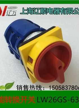上海辽顺 万能转换开关LW37GS63/04组合开关LW2663/032