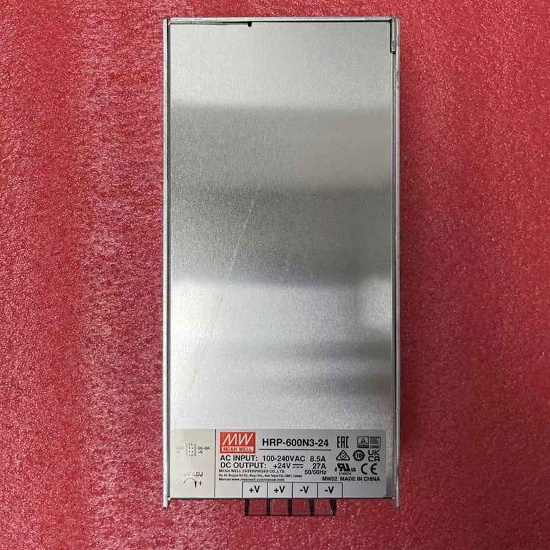 HRP-600N3 明纬600W开关电源12V24V36V48V带PFC电机350%峰值功率