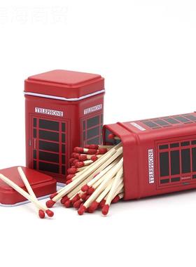 5M铁5盒M烟火柴迷你红色庆火柴TTT10195烟香熏加喜长火柴