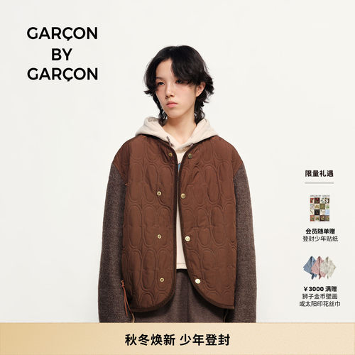GARCON BY GARCON 26秋冬经典拱门绗棉Primaloft拼接夹克