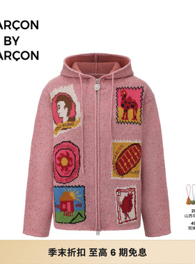 GARCON BY GARCON 25秋冬 HOME SWEET HOME 针织毛衣开衫