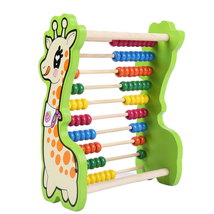 计算架数学教具幼儿园小学生一年级珠算盘木制算术玩具启蒙3-6岁