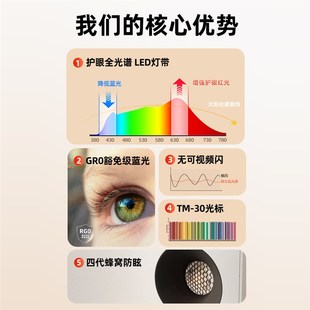 斗胆灯防眩123头明装 明装 筒射灯全光谱超薄无吊顶极简无主灯客厅