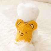 韩版 保暖狗狗绒衣立体马甲中小型犬马甲宠物衣服 可爱风秋冬季