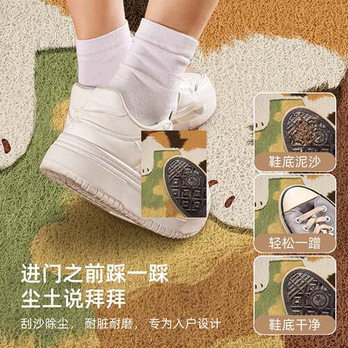 入户门地垫可爱卡通进门门口脚垫2026新款玄关室外门垫防滑地毯垫