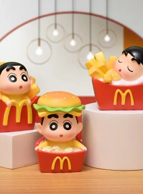 卡通公仔麦门新仔盲盒少儿趣味玩偶生日礼物学生桌面装饰小摆件