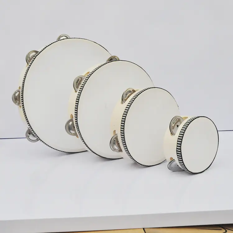 奥尔夫打击乐器 铃鼓 羊皮仿皮铃鼓 手鼓 音乐教室