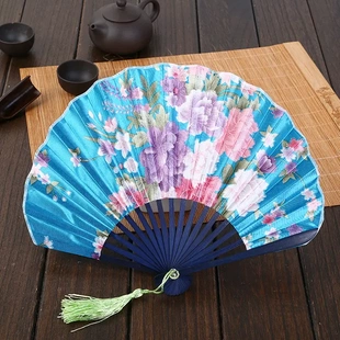 中古典日式 女扇龙形刀面折扇 折叠扇子 夏季 扇形扇子2015新款