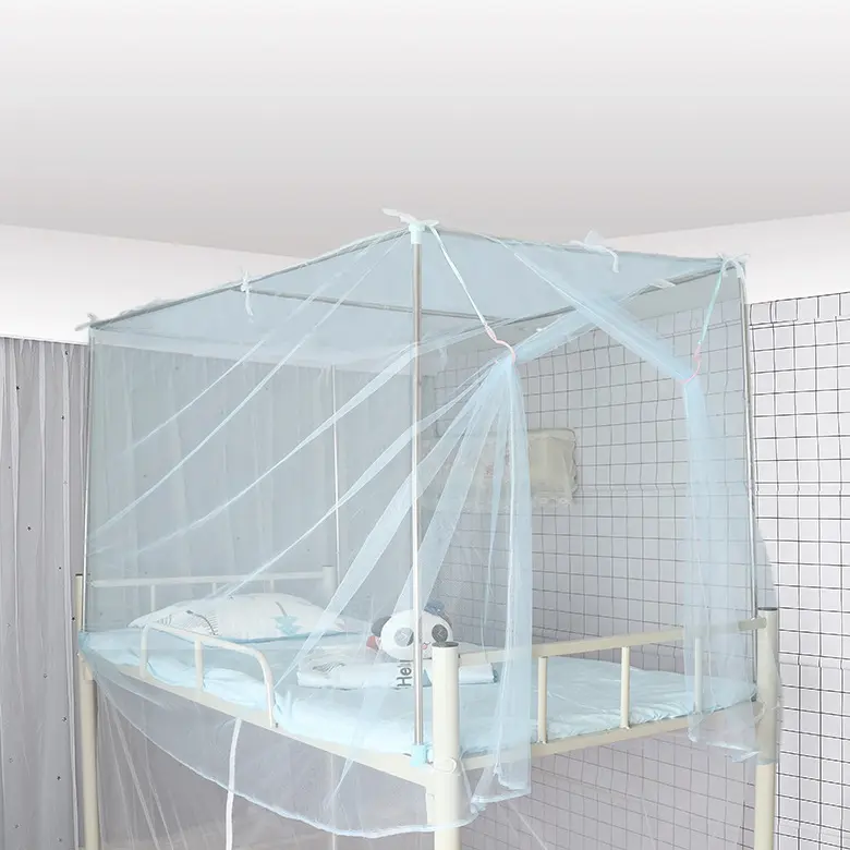 学生宿舍蚊帐 男女寝室特密侧开门简易安装上下铺落地蚊帐