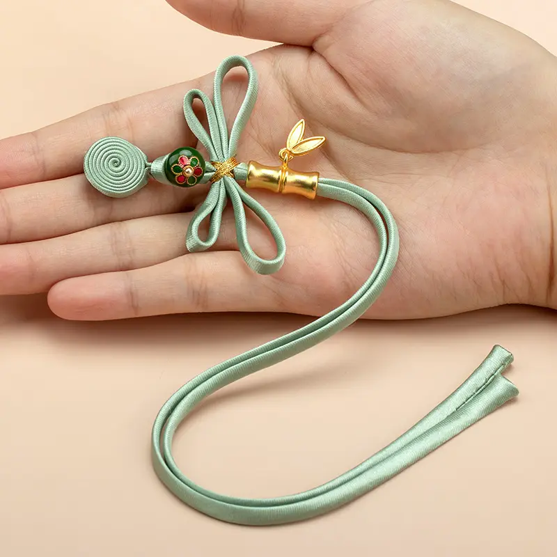 a类旗袍盘扣扣子新中式手工绕线流苏盘香汉服装饰纽扣