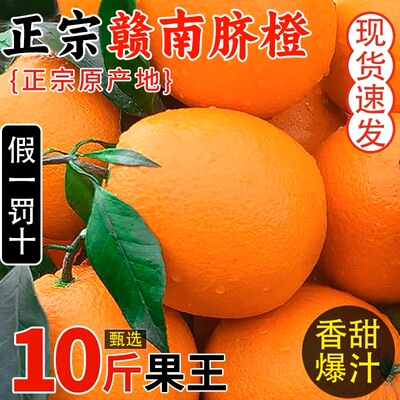 【平晏果园】正宗赣南脐橙甜橙子当季新鲜水果整箱果冻橙产地直发