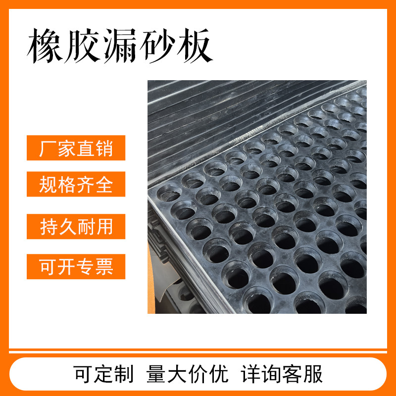 抛丸机配件耐磨漏砂板圆孔筛网