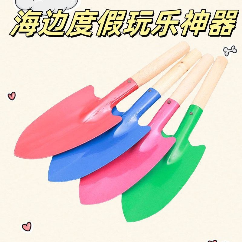 家用木柄小铁铲 园艺小工具铁铲铁锹园艺养花铲松土盆栽家用铲图片