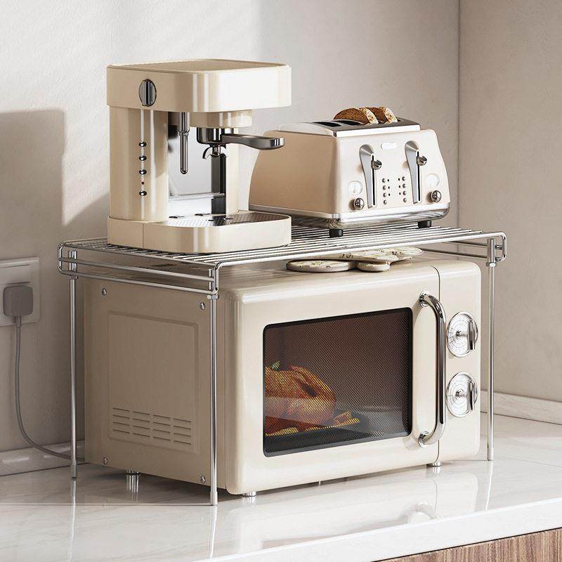 厨房微波炉置物架多功能双层架子烤箱收纳层架台面电饭锅支架收纳,厨房/烹饪用具,微波炉置物架,淘宝优惠券,粉丝福利购,淘宝优惠卷