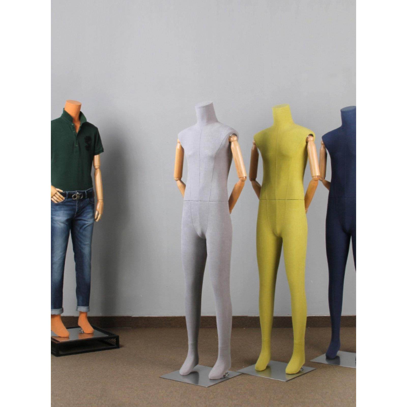 简约韩版平头男装轻奢服装模特道具全身包布橱窗店铺展示扁体潮搭,商业/办公家具,服装模特,淘宝优惠券,粉丝福利购,淘宝优惠卷