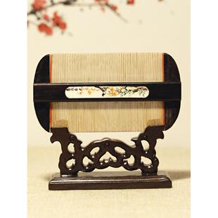 白象梳篦黑檀木牛骨篦子父母长辈怀旧礼物工艺师制作收藏工艺礼品