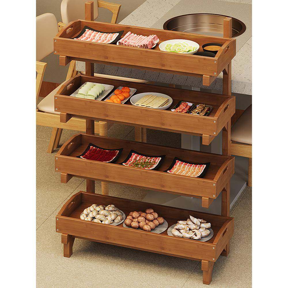 A10L置物架子菜架多层火锅店厨房放菜品分层架饭店商用蔬菜盘楠竹,家装灯饰光源,其它灯具灯饰,淘宝优惠券,粉丝福利购,淘宝优惠卷