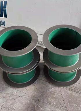 绿色PVC软连接DN250mm防腐风机进风口PVC软接头耐高温变径软连