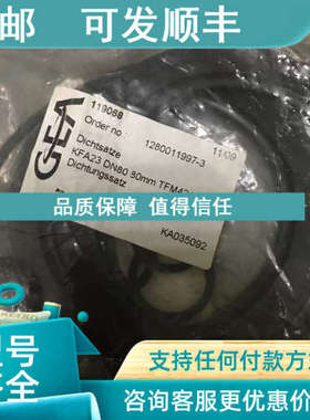 议价GEA KFA23 DN80 80mm TFM4215 Dichtungssatz