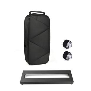 超轻效果器板电吉他单块粘贴轨道支架收纳包魔术贴大中小号配件